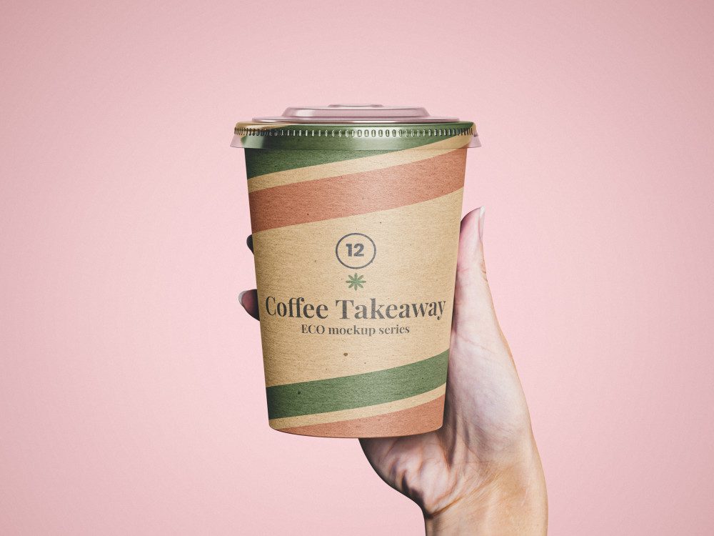 Paper Takeaway Coffee Cup Mockup | Designer Dude 0530