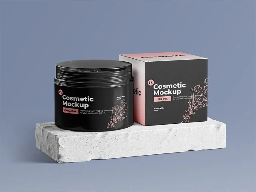 Cosmetic Cream Packaging Mockup