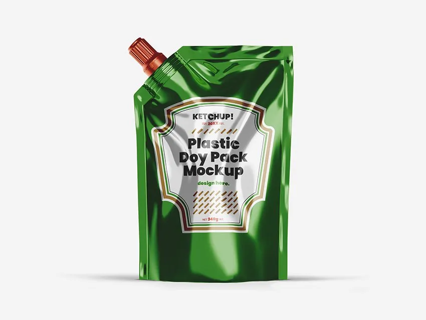 Plastic Doypack Mockup